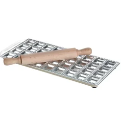Imperia La Fabbrica Della Pasta Macchina per la Pasta In Acciaio Con Accessori - Set 3 Pz