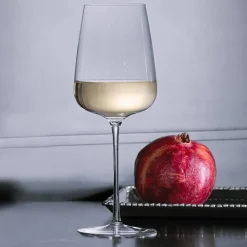 Italesse Etoile Blanc & Noir Extreme Set Calici Vino Rosso e Bianco In Vetro Set 12 Pz