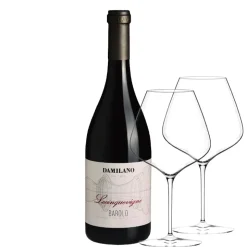 Lecinquevigne Barolo DOCG 2019 Damilano Azienda Agricola - Set 2 Calici Italesse Masterclass 90 cl