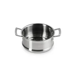 Le Creuset Acciaio Inox Casseruola Alta Con Vaporiera In Acciaio Inox