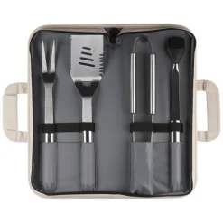 Le Creuset BBQ Outdoor Set Accessori da Cucina Con Carry Bag In Acciaio Inox