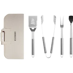 Le Creuset BBQ Outdoor Set Accessori da Cucina Con Carry Bag In Acciaio Inox