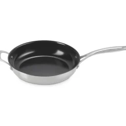 Le Creuset Inox Essential Set Padelle Basse In Acciaio Inox Set 2 Pz