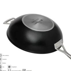 Le Creuset Les Forgées Wok Antiaderente In Alluminio Con Manico