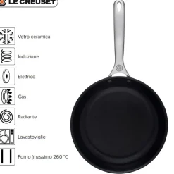 Le Creuset Padella Alta Antiaderente In Acciaio Inox