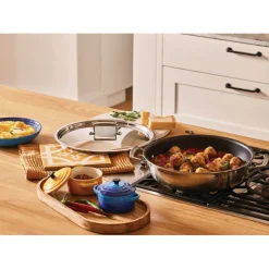 Le Creuset Tegame Basso Antiaderente In Acciaio Inox