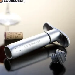 Le Creuset WA-137 Pompa Sottovuoto Per Vino Con 3 Tappi