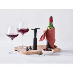 Le Creuset WA-137 Pompa Sottovuoto Per Vino Con 3 Tappi