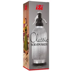 1 Liter - Paderno Classic Stainless Steel Soda Siphon