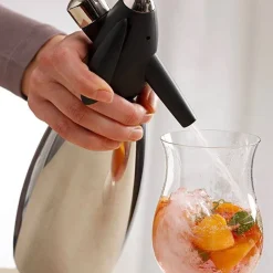 1 Liter - Paderno Stainless Steel Soda Siphon