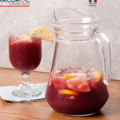 1,3 Litri - Arcoroc Arc Brocca in Vetro - Set 6 Pezzi
