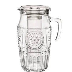 1,8 Litri - Bormioli Rocco Romantic Caraffa in Vetro Con Tappo e Portaghiaccio