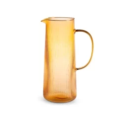 1.3 Litri - H&H Epoque Brocca Acqua In Vetro Borosilicato