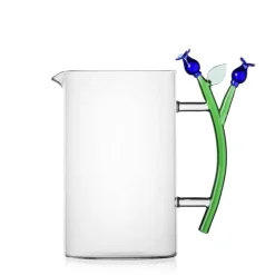 1.5 Litri - Ichendorf Botanica Lavanda Caraffa Acqua Effetto Ottico In Vetro Borosilicato