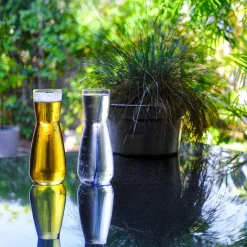 1.05 Litri - Leerdam Crisal Azurine Caraffa In Vetro Set 6 Pz