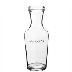 1 Litro - Bormioli Luigi Lock Eat Caraffa in Vetro - Set 12 Pezzi