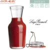1 Litro - Bormioli Luigi Lock Eat Caraffa in Vetro - Set 6 Pezzi
