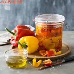 1 Litro - Bormioli Luigi Lock Eat Terrina in Vetro - Set 6 Pezzi