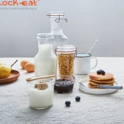 1 Litro - Bormioli Luigi Lock Eat Terrina in Vetro - Set 12 Pezzi