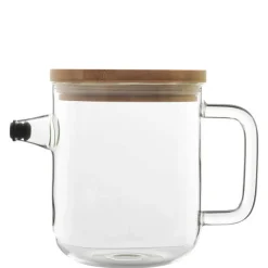 1 Litro - Bormioli Luigi Thermic Glass Teiera Con Beccuccio in Vetro Borosilicato