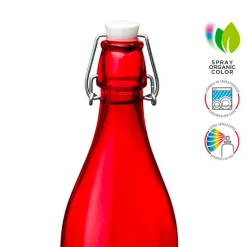 1 Litro - Bormioli Rocco Giara Bottiglia Acqua in Vetro - Set 6 Pezzi