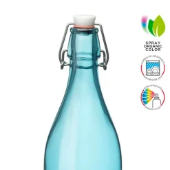 1 Litro - Bormioli Rocco Giara Bottiglia Acqua in Vetro - Set 6 Pezzi