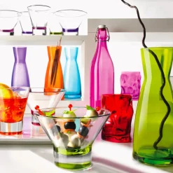 1 Litro - Bormioli Rocco Giara Bottiglia Acqua in Vetro - Set 6 Pezzi