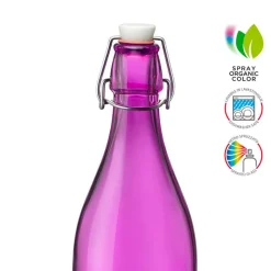 1 Litro - Bormioli Rocco Giara Bottiglia Acqua in Vetro - Set 6 Pezzi