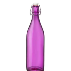 1 Litro - Bormioli Rocco Giara Bottiglia Acqua in Vetro - Set 6 Pezzi