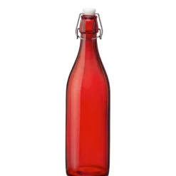 1 Litro - Bormioli Rocco Giara Bottiglia Acqua in Vetro - Set 6 Pezzi