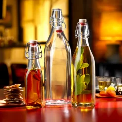 1 Litro - Bormioli Rocco Swing Bottiglia Con Tappo in Vetro
