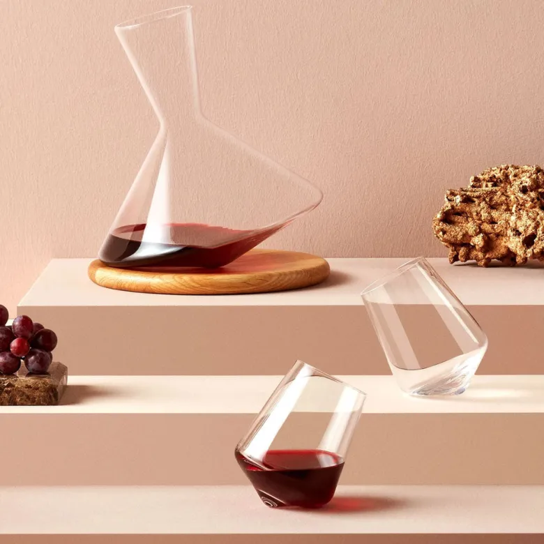 1 Litro - Nude Balance Decanter - In Vetro