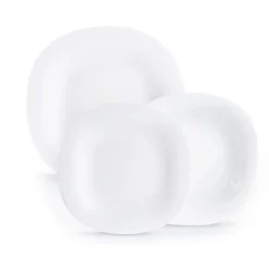 Luminarc Carine Servizio Piatti In Vetro Opale - Set 18 Pz