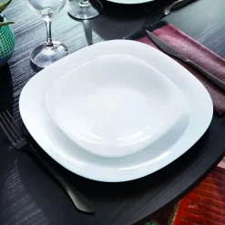 Luminarc Carine Servizio Piatti In Vetro Opale - Set 18 Pz