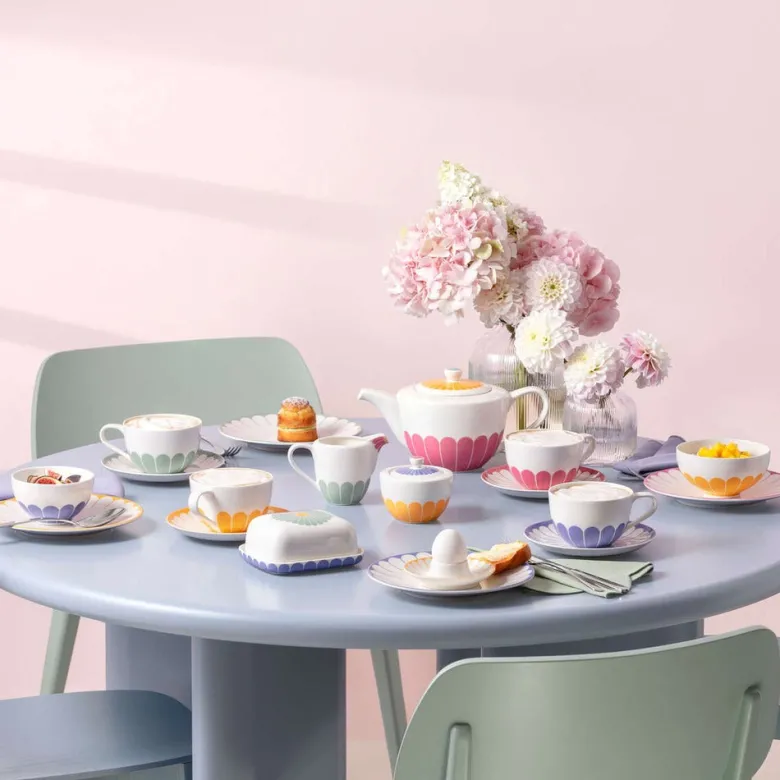 1.2 L - Villeroy & Boch Fleur Teiera In Porcellana Premium