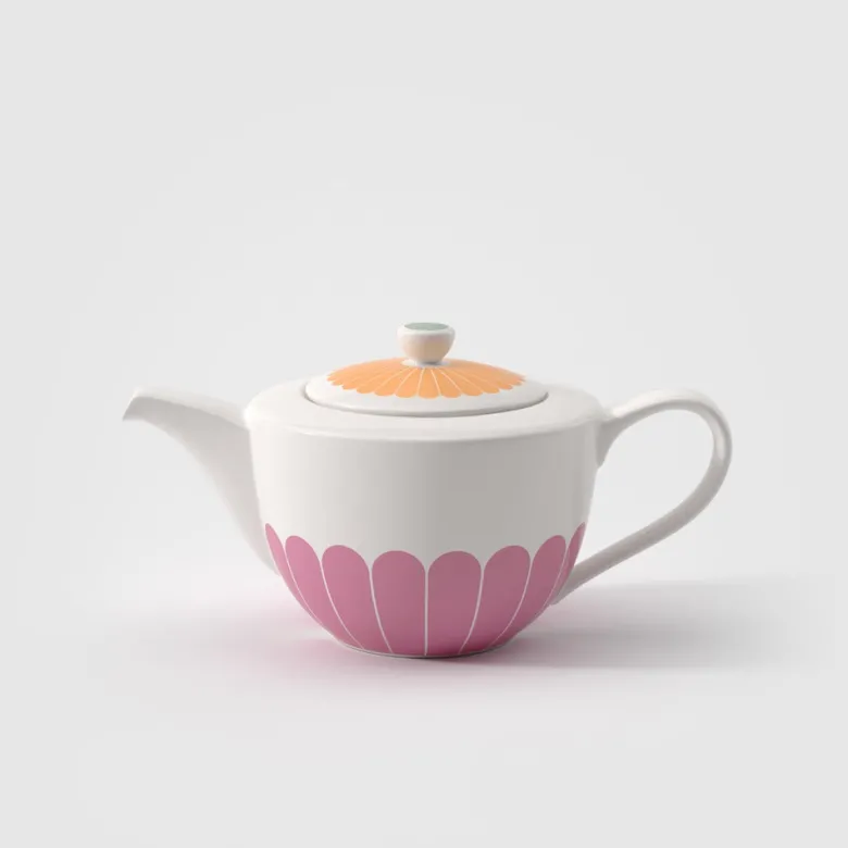 1.2 L - Villeroy & Boch Fleur Teiera In Porcellana Premium