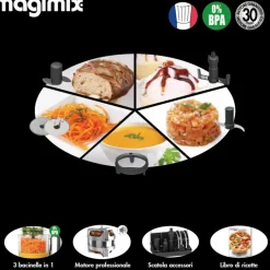 Magimix Compact 3200 XL Robot Da Cucina Multifunzionale Ricondizionato Grado A