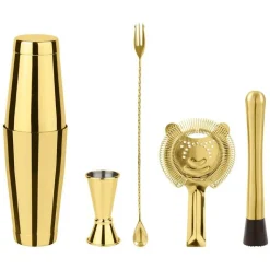 Paderno Boston Mixology Set Stainless Steel Set 5 Pcs