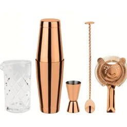 Paderno Crystal Set Mixology Stainless Steel Set 5 Pcs