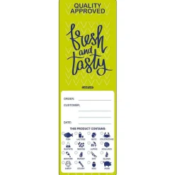 Paderno Etichetta Adesiva Per Allergeni Per Delivery - Set 250 Pz