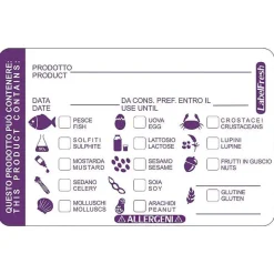 Paderno Etichetta Adesiva Per Allergeni - Set 500 Pz