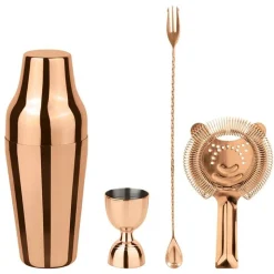 Paderno Parisienne Stainless Steel Mixology Set 4 Pcs