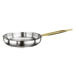Paderno Serie 2000 Padella Con Manico Gluten Free In Acciaio Inox