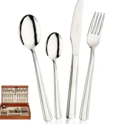 Pintinox Aida Servizio Posate In Acciaio Inox - Set 75 Pz