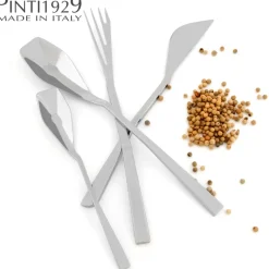 Pintinox Alberi D'Inverno Servizio Posate In Acciaio Inox - Set 24 Pz