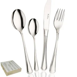 Pintinox America Servizio Posate In Acciaio Inox - Set 24 Pz