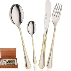 Pintinox America Servizio Posate In Acciaio Inox - Set 24 Pz