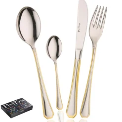 Pintinox America Servizio Posate In Acciaio Inox - Set 49 Pz