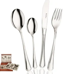 Pintinox America Servizio Posate In Acciaio Inox - Set 126 Pz