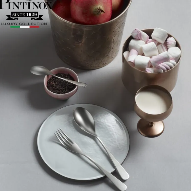 Pintinox Audrey Cucchiaino Caffè In Acciaio Inox - Set 12 Pz